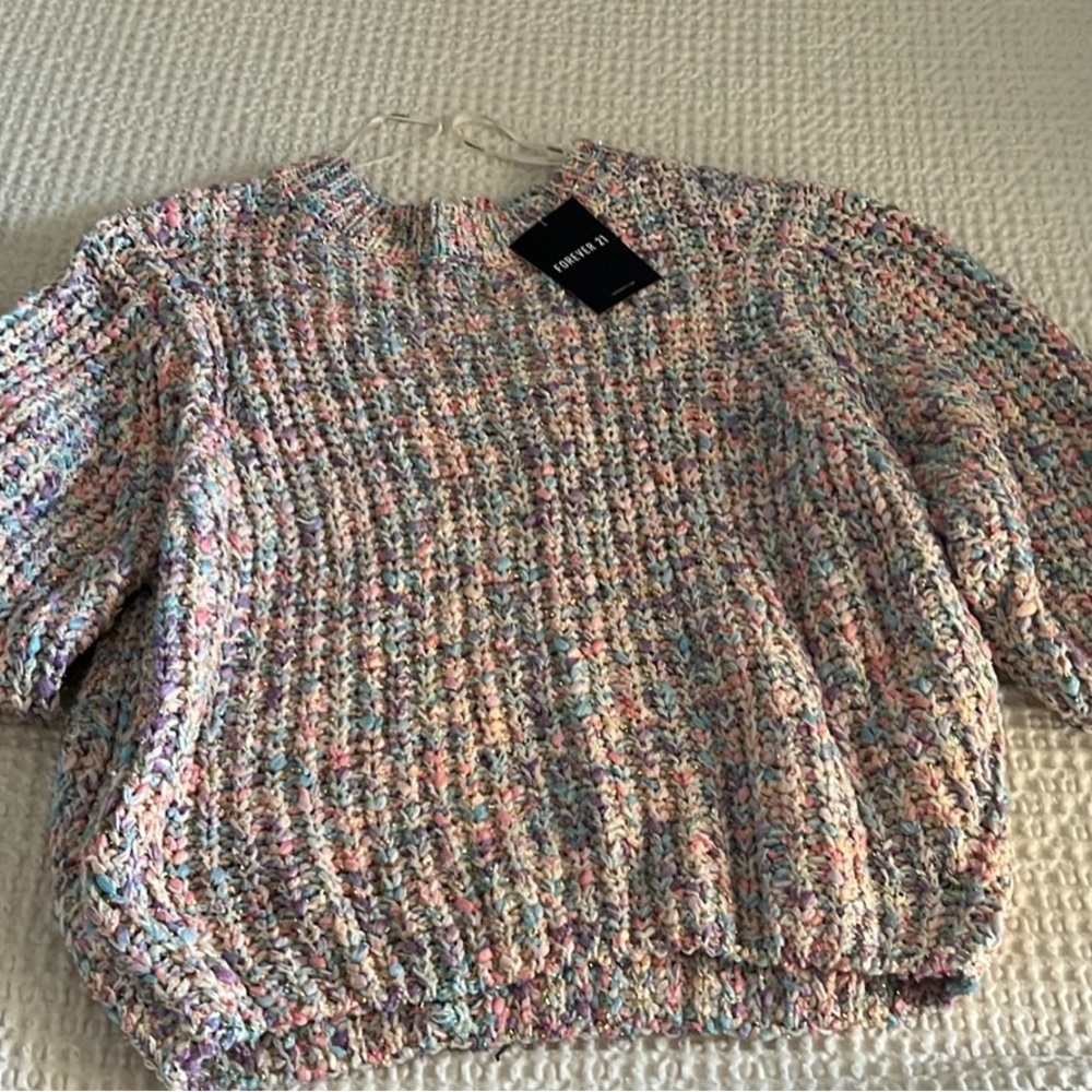 Cotton candy sweater